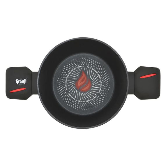 Кастрюля Krauff Smart Fry 25-45-160, 4.3 л, 24 см, алюминиевая с крышкой и антипригарным покрытием | Зображення 2