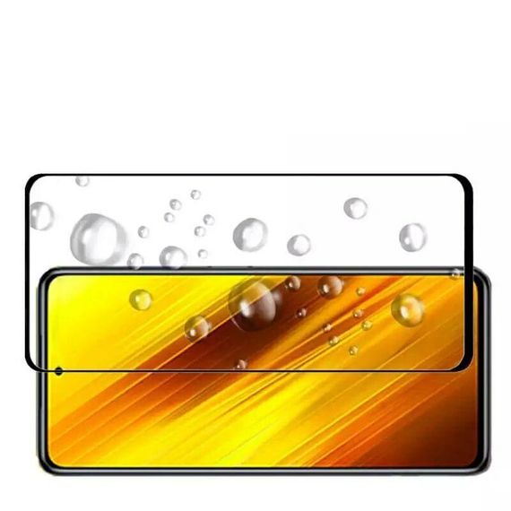 Захисне скло 2.5D на весь екран для Poco X3 / X3 Pro | Зображення 3