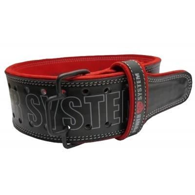 Атлетический пояс Power System Beast PS-3830 Black/Red L (PS-3830_L_Black-Red) | Зображення 1
