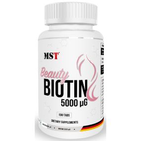 Витамин B для спорта MST Nutrition Biotin 5000 100 Tabs