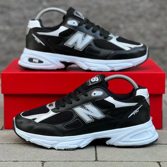 Кросівки New Balance весна/літо колір чорний, білий | Зображення 5