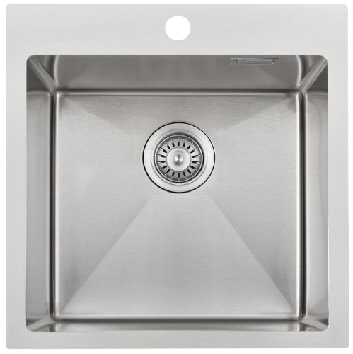 Мийка BR 50x50 Celldecor + Змішувач FKM 56 Flex Inox 8213.401.0037 | Зображення 1