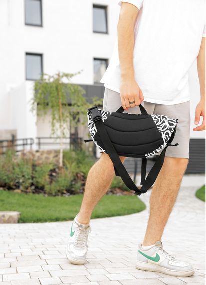 Большая мужская сумка бананка Sambag DynamicDart принт "Graphity" 38 × 21 × 7 см (80411715m) | Зображення 5