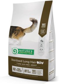 Корм Nature's Protection Sterilised Long Hair сухой для длинношерстных стерилизованных котов 2 кг