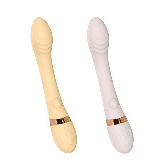 Вібратор Sweet Em 0046F для точки G з підігрівом, молочний Sex Aura | Зображення 1