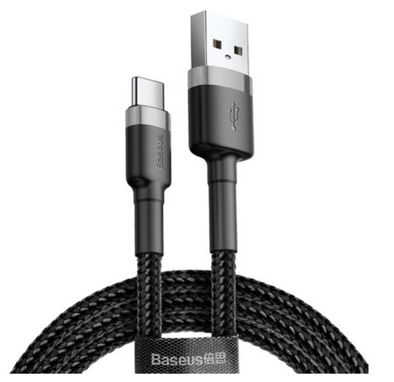 Кабель Baseus Quick Charge 3.0 USB Type C 3 А 2 метри