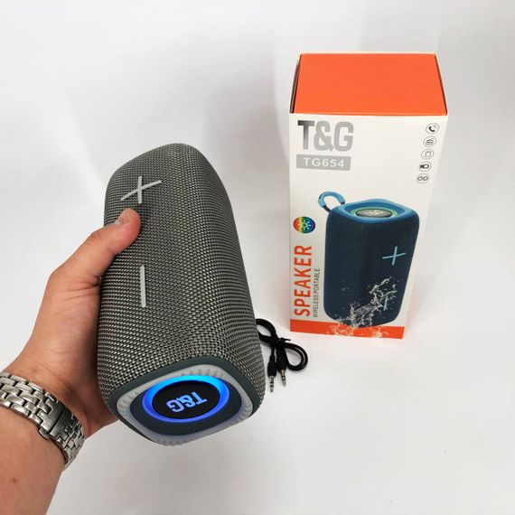 Портативна Bluetooth колонка TG654 8W з підсвічуванням. NF-713 Колір: синій | Зображення 8