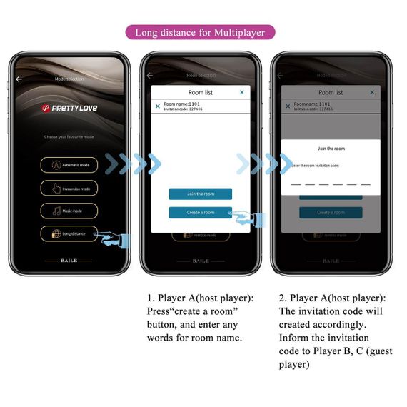 Вібростимулятор PRETTY LOVE - Klay, 10 vibration functions 10 thrusting settings Mobile APP remote c Sex Aura | Зображення 7