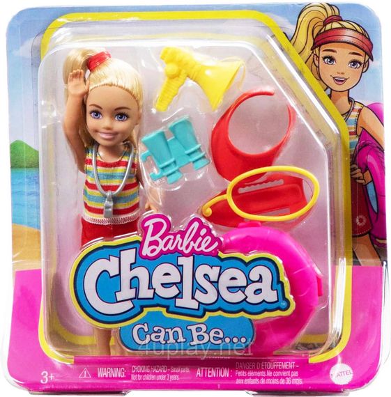 Ігровий набір Barbie Chelsea Lifeguard Лялька Челсі Рятувальник на воді