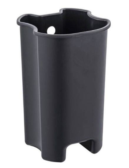 Відро для сміття з плавним закриттям овальне ZERIX PRIME-TC0105 BLACK 5 л (колір чорний) (ZX5902) | Зображення 9