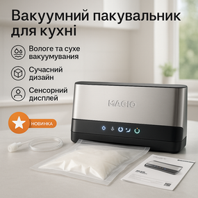 Автоматична вакуумна машина, Вакууматор для сиру і м'яса, Портативний вакуумний пакувальник GI-89