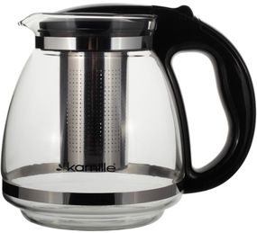 Чайник скляний заварювальний Kamille 1500мл зі знімним ситечком (0780l)