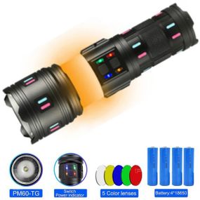 Ліхтар AK178-1 PM60-TG+COB, 4x18650 TV-28