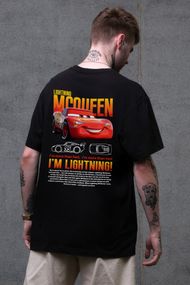 Оверсайз футболка Without з принтом Mcqueen Black
