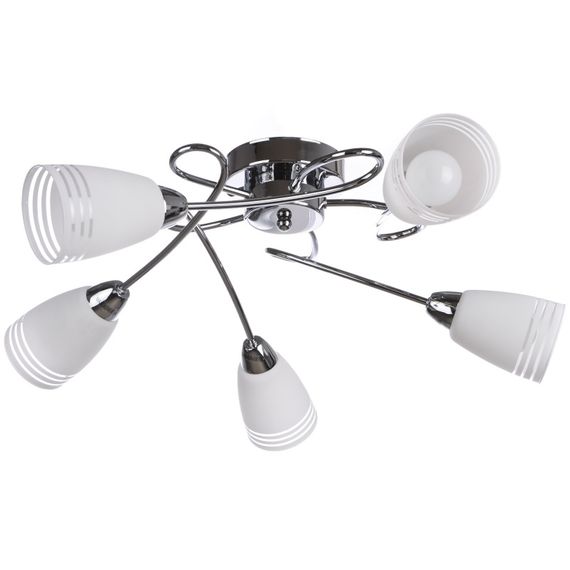 Люстра потолочная E14 40W CH (LK-533C/5)