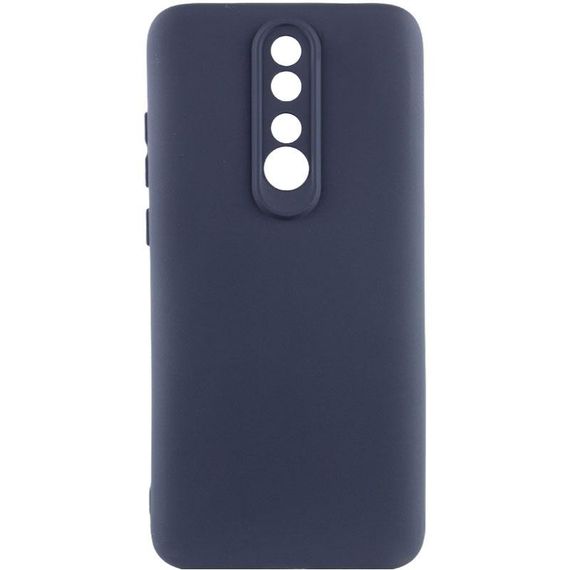 Чохол TPU GETMAN Liquid Silk Full Camera для Xiaomi Redmi 8 Синій / Midnight Blue