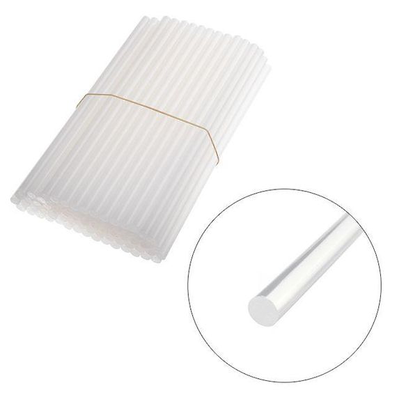 Комплект стрижнів клейових прозорих 11,2*300мм, 2 кг INTERTOOL RT-1024 | Зображення 1