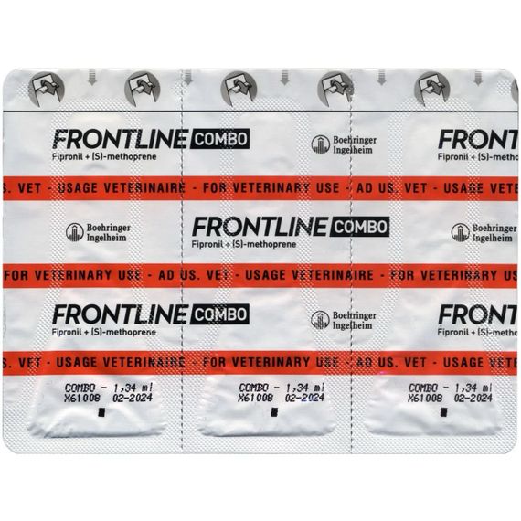 Краплі від бліх та кліщів для собак вагою 10 - 20 кг Frontline Combo (Фронтлайн Комбо) Boehringer Ingelheim, 3 піп | Зображення 4