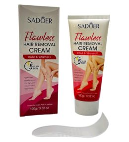Крем для депиляции с экстрактом розы и витамином E Sadoer, 100g