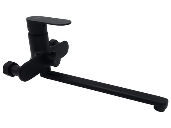 Змішувач для ванни довгий вилив AIM чорний матовий DG01253 (matte black) | Зображення 4