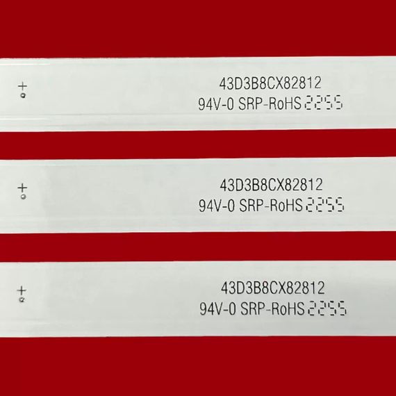 LED підсвітка TV 43" JS-JP43A71081ER.909L(91210) R72-43D04-018-10 43LU1204 43LF0206 3шт. | Зображення 3