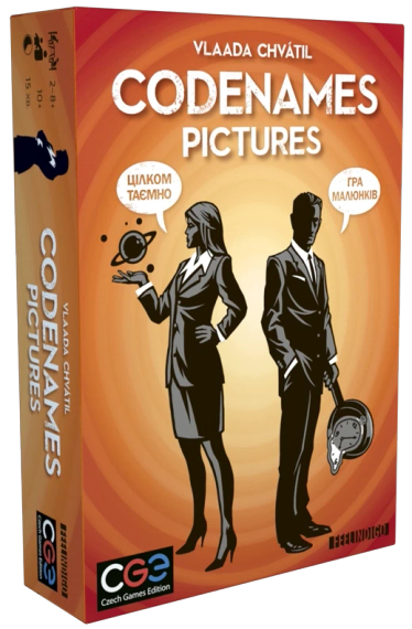 Настільна гра Кодові імена: Малюнки (Кодові імена: Картинки, Codenames: Pictures)