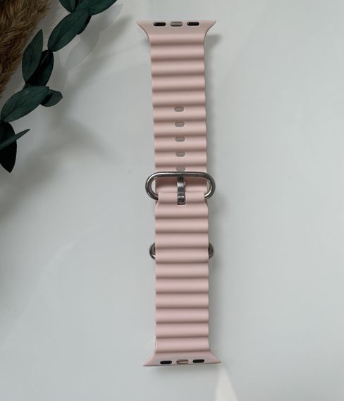 Силіконовий ремінець для Smart Watch Ocean Band 42/44/45/49 (Пудра) | Зображення 5