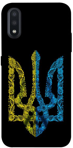 Чохол IBANAN Жовтоблакитний герб для Samsung Galaxy A01