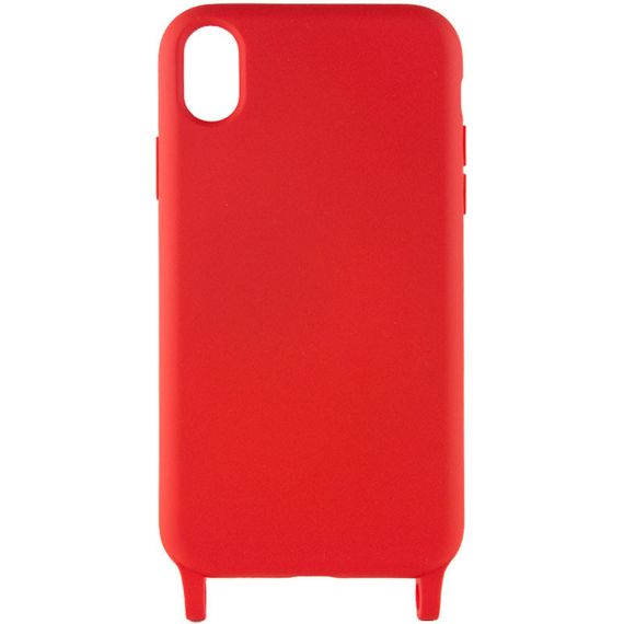 Чехол TPU two straps California для Apple iPhone XR (6.1") Силікон, Червоний | Зображення 1