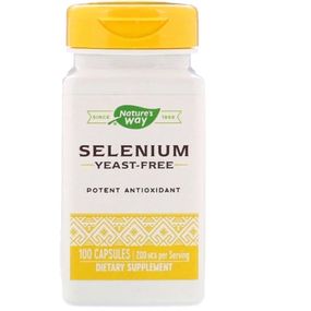 Селен Nature's Way Selenium 200 mcg 100 Caps NWY-41081