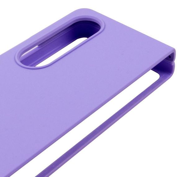 Чохол Foldables Silicone Cover Lakshmi (AAA) для Samsung Galaxy Z Fold4 Білий / White Бузковий / Dasheen | Зображення 4