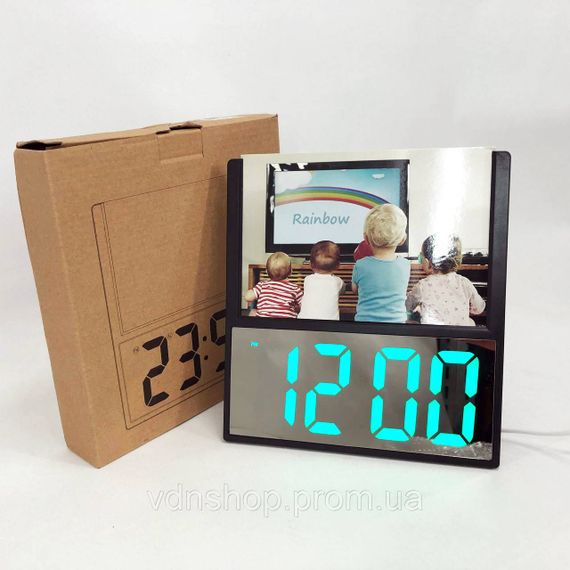 Годинник світлодіодний настільний хороші DS-6608, Оригінальний настільний годинник EF-85 | Зображення 4