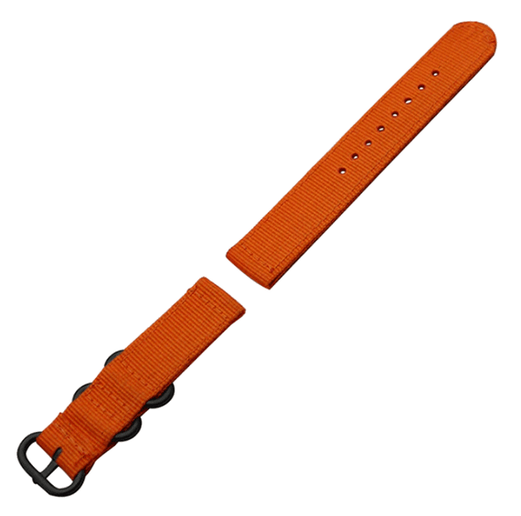 Нейлоновий ремінець Primo Traveller для годинника Garmin Vivoactive 4 - Orange | Зображення 2