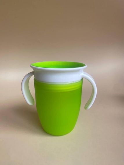 Чашка непроливайка дитяча 360 220мл Зелена