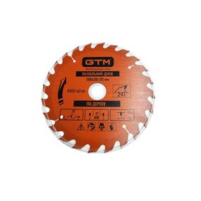 Диск пиляльний по дереву 190х30 мм GTM Z24