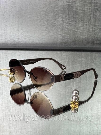 Женские очки Miu brown 4 ДЛ7230
