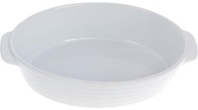 Форма керамическая овальная для выпечки 35х22х8.5см White
