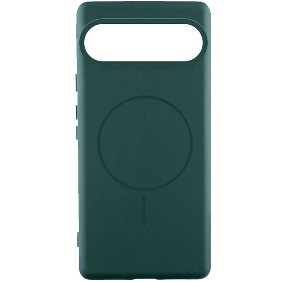 Чохол Silicone Cover Lakshmi (AA) with Magnetic Fit для Google Pixel 9 / 9 Pro Зелений / Dark green
