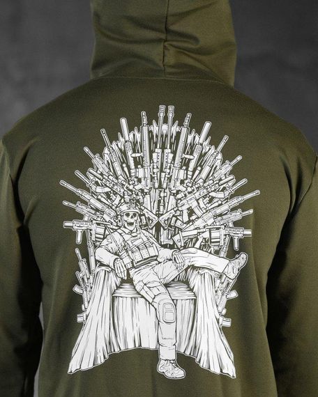 Худі maklin ТРОН олива НП4895 | Зображення 3