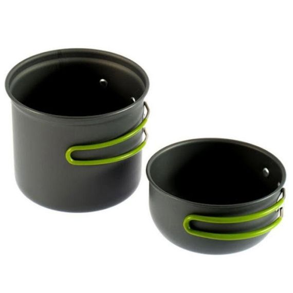 Туристичний набір посуду для пікніка (каструля, чаша + столові прилади), GL C31 / Похідний посуд для кемпінгу | Зображення 3