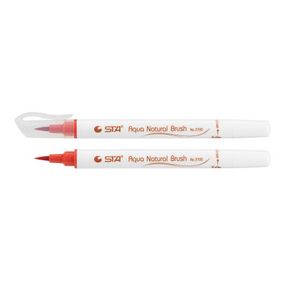 Художественный маркер STA кисточка акварельная AQUA NATURAL BRUSH 3700, глубокий красный (STA3700-14)