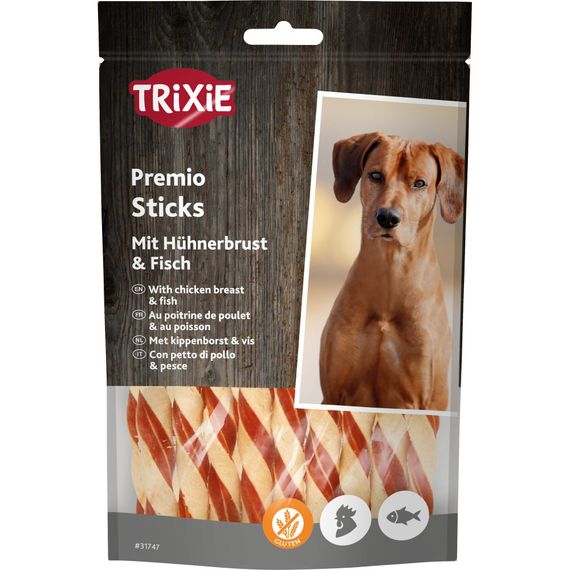Ласощі Trixie Premio Fish Chicken Sticks для собак з куркою та рибою 80 г | Зображення 2