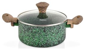 Каструля Fissman Malachite 2.7л з антипригарним покриттям EcoStone