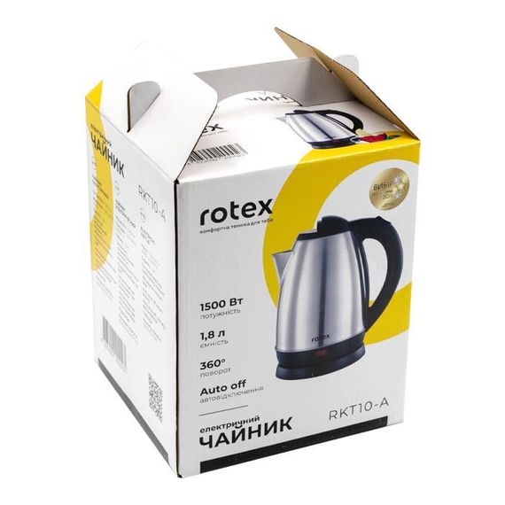 Електрочайник Rotex RKT10-A 1.8 л | Зображення 2