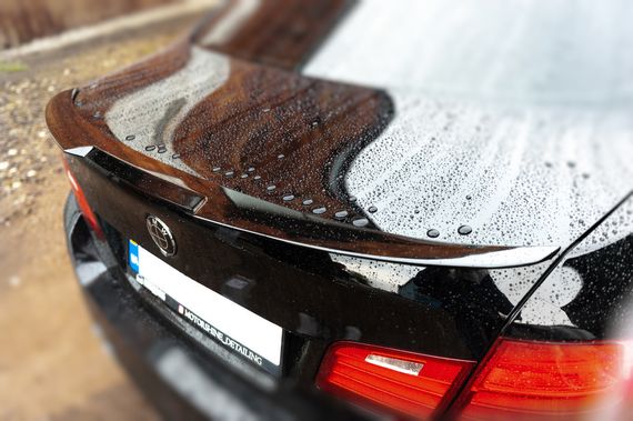 Спойлер LIP V1 (1234 Upgrade, чорний) для BMW 5 серія F-10/11/07 2010-2016рр. | Зображення 2