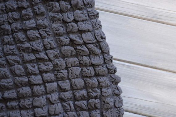 Чохли на стільці з спідницею 6шт, Темно-сірі | Зображення 1