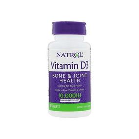 Витамин D Natrol Vitamin D3 10000 IU 60 Tabs