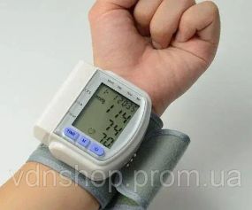 Автоматический тонометр для измерения давления пульса на запястье Blood Pressure Monitor CK-102S