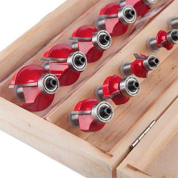 Набір фрез калювальних, 12 од. INTERTOOL HT-0077 | Зображення 4