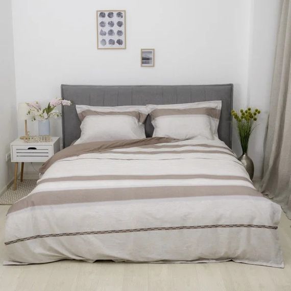 Постільна білизна євро Viluta Brushed Warm Cotton WC 19 220х200 см | Зображення 1